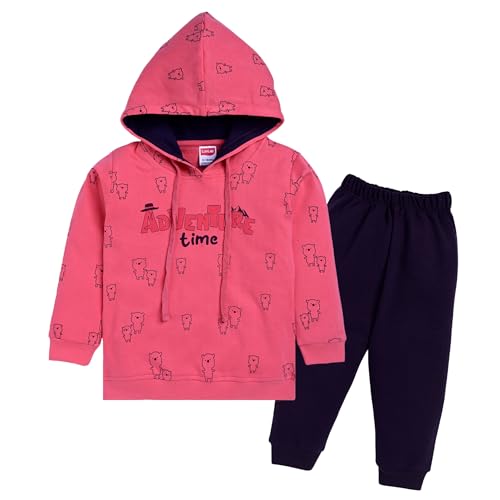 Image of LuvLap Baby Boys Full Sleeve Sweatshirt & Pyjama Set