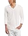 Threads 4 Thought Men's Pullover V-Neck Slub Hoodie