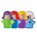 GONANI 4PCS Chilly Mama Fridge Deodoriser Microwave Cleaner,Chilly Mama Fridge Deodoriser Angry Mama Fridge Cleaner Freezer Odor Freshener Remover Add Baking Soda Reusable Air Purifier