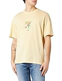 JACK & JONES Camiseta JORBLOCKPOP SS Crew Neck TG, Italian Straw, M