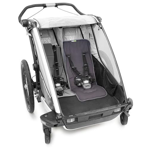 Liebes von priebes Falko Coolair Funktionssitzauflage für Fahrradanhänger Kinderanhänger/Universal Sitzauflage Stützkissen Komfort Sitzpolster/Sitzverkleinerer mit atmungsaktivem Material
