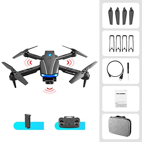 Uniquelove S85 Drohne 4K S85 Mini Drohne 4k Dual Kamera mit Hindernisvermeidung Hubschrauber Flugzeug Drohne Hubschrauber Spielzeug Cover