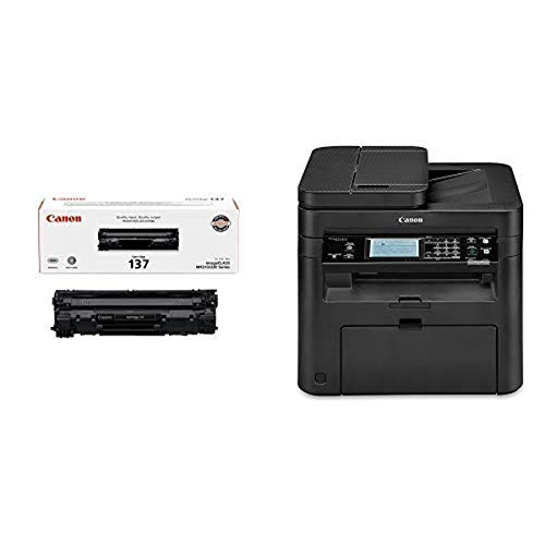 Canon imageCLASS MF236n All in One, Mobile Ready Printer, Black with Original Black Toner Cartridge