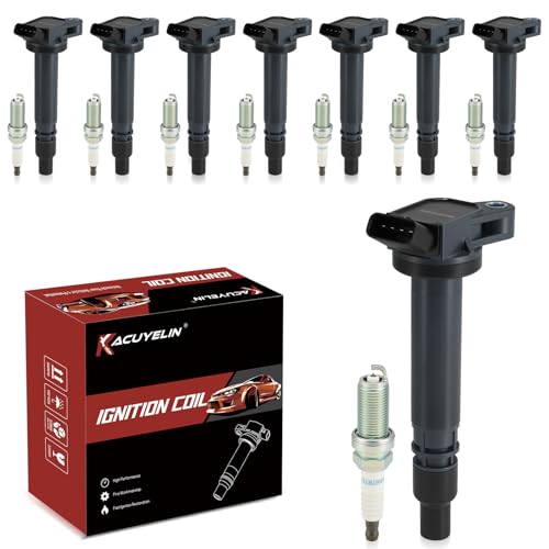 UF487 Ignition Coil Pack and Iridium Spark Plugs Set of 8