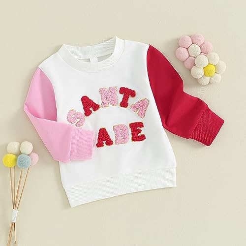 Toddler Baby Girl Boy Christmas Outfit Merry Christmas Sweater Long Sleeve Shirt Sweatshirt Fall Winter Clothes3