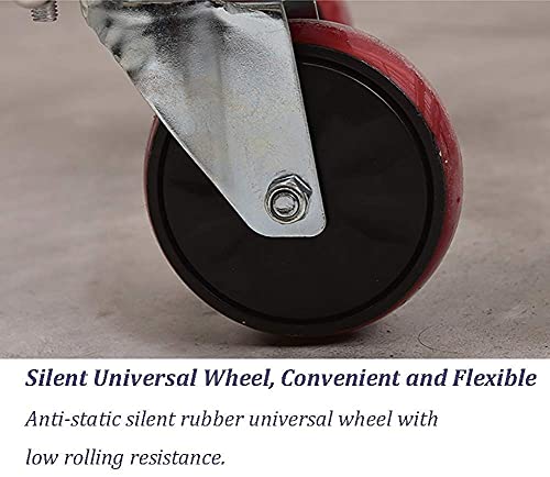 Carrinhos De Mão Móveis, Carrinho De Serviço Doméstico, Cesta De Lavanderia Comercial Resistente Sob