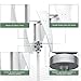 12V 24V 48V Windmill Wind Turbine Generator with MPPT Controller, 10000W Portable Vertical Helix Wind Power Turbine Generator, 3 Blade Wind Generator Kit or Home Energy Supplementation,48V