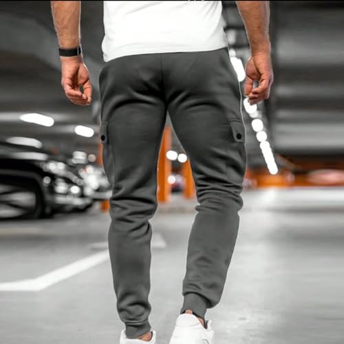 Mens Pleated Straight Leg Plain Long Cuff Leg Pants for Man Cargo Fall Summer Pants 2025 Fashion3
