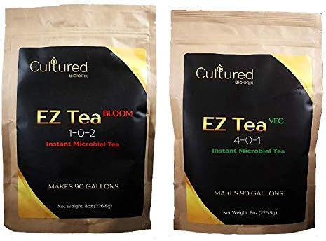 Cultured Biologix EZ Tea Veg and Bloom 8 Ounce Microbial Tea