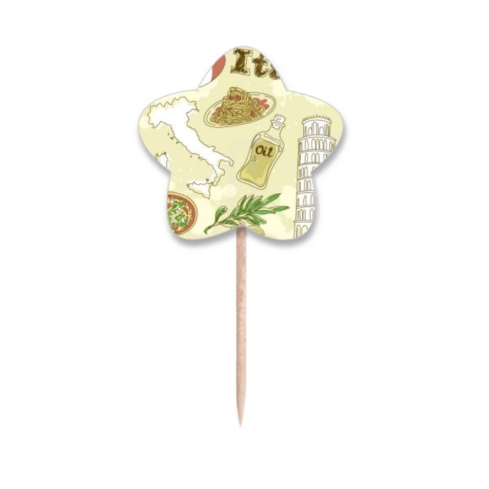 Piques à cupcakes design italien pour réussir votre déco de buffet