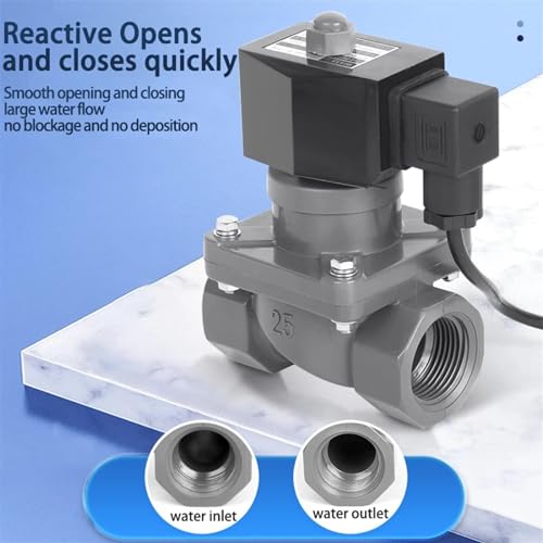 Électrovanne anti-corrosion DN32 DC24V pour stopper les fuites d'acide - 3