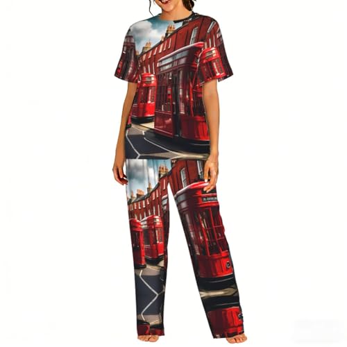 Pyjama femme confortable style Londres pour vos moments cocooning
