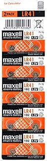 Maxell Batteries LR41 (192&Comma; AG3) Alkaline Button Size Battery&Comma; On Tear Strip(Counts 10)