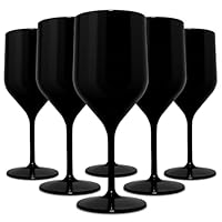 Tundra - Set van 6 wijnglazen, 33 cl, onbreekbaar, van Tritan® (hard plastic), BPA-vrij, herbruikbaar en vaatwasmachinebestendig, transparant, voor wijn, SPRITZ