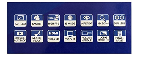 Visee Lvm-500 Portable Video Magnifier Reading Aide For Low Vision With 5 Inch Monitor And 15 Color Modes #TOP5
