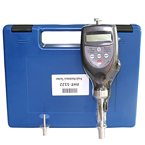 YFYIQI Fruit Hardness Tester Fruit Firmness Tester Sclerometer Penetrometer Fruit Hard Tester FHT-1122 for Pear Nectarine Kiwi Avocado