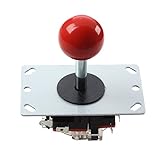 Viudecce Boton Bola roja 8 Modos Joystick para Consola Maquina recreativa Arcade