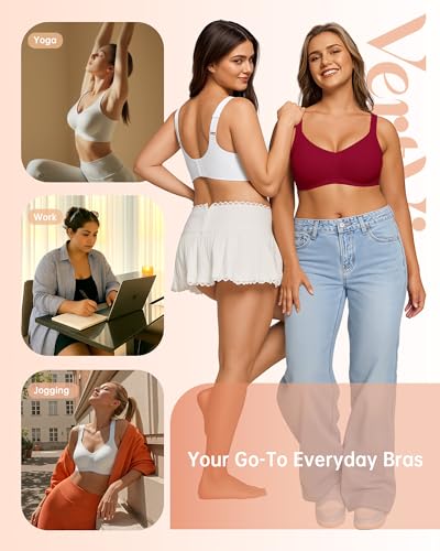 Image of Vertvie Wireless Seamless Jelly Bra Supportive Smoothing