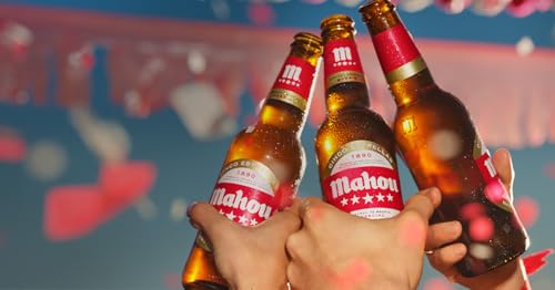 Miniatura 6 de Mahou 5 Estrellas, Cerveza Lager Dorada, Pack 24 Latas x 33cl