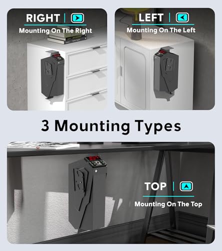 QINGENO Quick-Access Mounted Nightstand Handgun Gun Safe Review