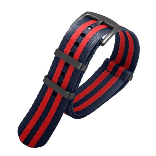 �i�C�����X�g���b�v 20mm 22mm ���j�o�[�T���X�|�[�c�h���o���h�u���X���b�g �����b�N�X �I���K�E�H�b�`�A�N�Z�T���[�Ή�(Coal Black,20mm)