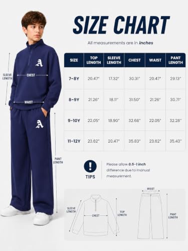 Image of Cakaner Boys Color Block Button Down Shirt and Jogger Pants Button Up Sweatsuits Sets (Size: 5-12T)