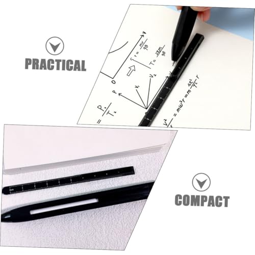 INOOMP Bolígrafo Gel Multipropósito con Regla Incorporada miniatura 3