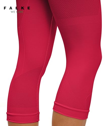 Image of Falke Women's Warm 3 /4 Tights 3 /4 Sport Tights Base Layer Bottom, Thermal Underwear, 1 Pair