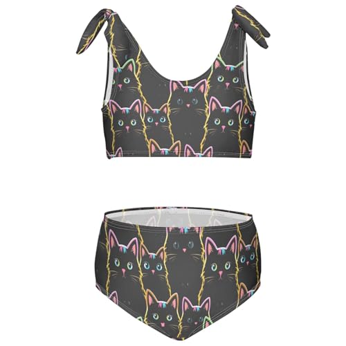 Image of Boccsty Summer Girls Swimsuits Kids Bikini Sets 2 Pcs Bathing Suit for 3T-12T