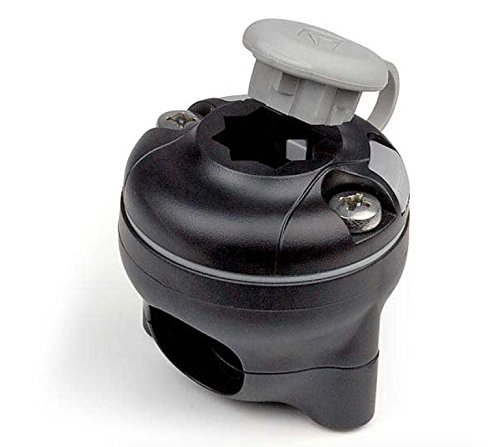 RAILBLAZA Kayak RailMount for 19-25mm (.75-1in) Round or Square Rails with Self-Adhesive Grip Tape for Easy Installation, (Black)