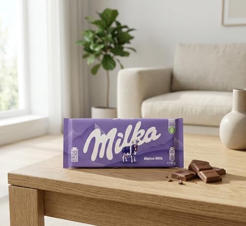 Image of Milka Alpine Milk Chocolate - 90g