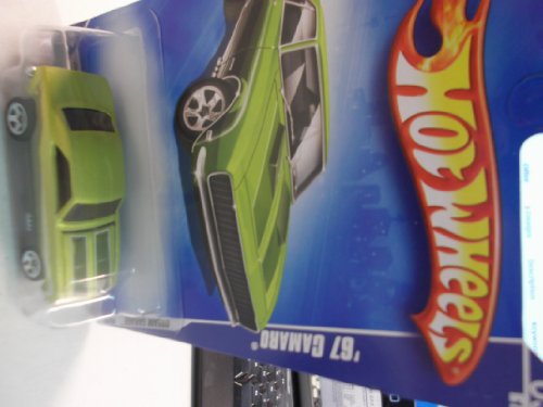 Hot Wheels 67 Camaro Verde 2009 Dream Garage 3/10 miniatura 2