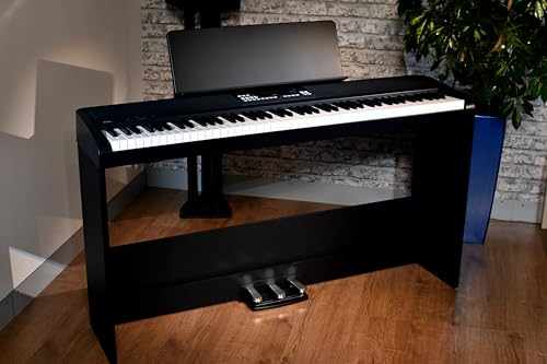 Korg - XE20SP 88 Key Digital Ensemble Piano with Automatic Accompaniment including Stand - Black