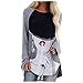 Bluse Schwarz Damen Sweatshirt Damen Casual Langarm Lose Langarm Shirt Rundhals Pullover Side Split Tunika Tops Oberteile T-Shirt -Grey XX-Large