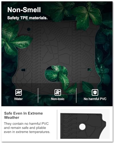 Image of Kiwi Master Cargo Mat for 2015-2018 Jeep Wrangler JK with Center subwoofer