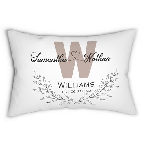 Almohada de terciopelo 12x20 pulgadas personalizada