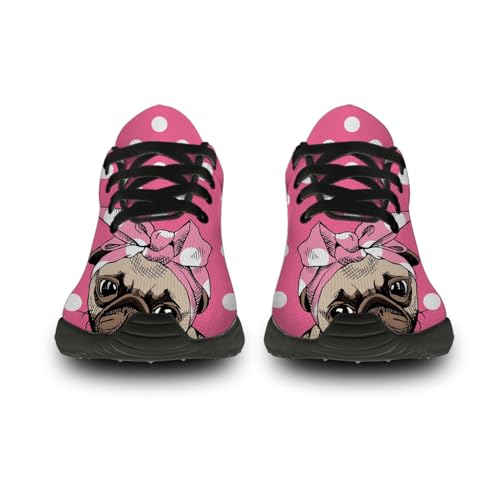 Women's Men's Pug Shoes Comfortable Lightweight Tennis Running Shoes Walking Sneakers Gifts for Men Women3