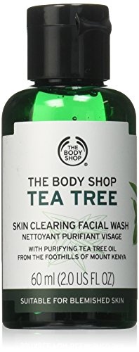 The Body Shop Tea Tree Skin Clearing Facial Wash, Made with Tea Tree Oil, for Blemish-Prone Skin, 100% Vegan, 2.0 fl. oz.