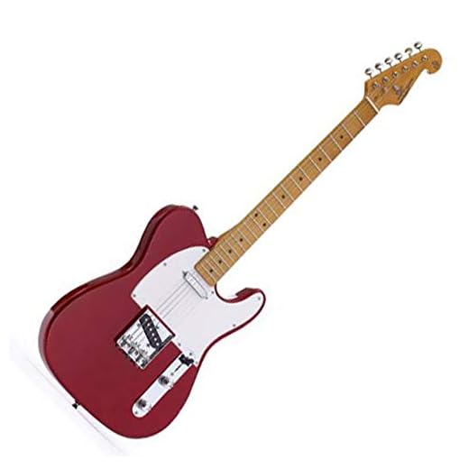 SX CUERPO SÓLIDO GUITAR ELÉCTRICO EN BOLSO GIG ROJO