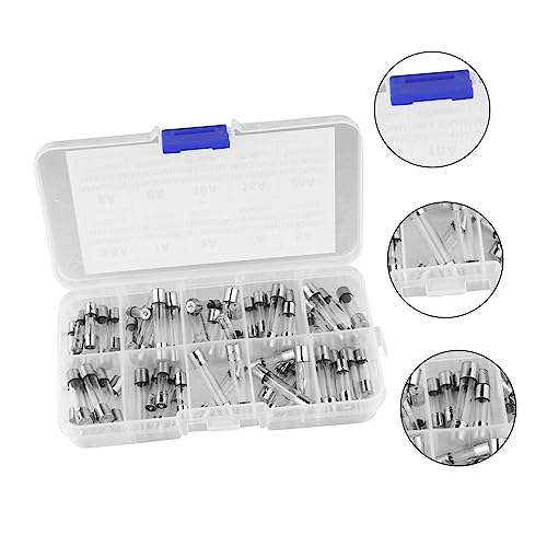 POPETPOP kit de 60 fusibles de vidrio de 5x20mm con surtido de amperajes miniatura 7
