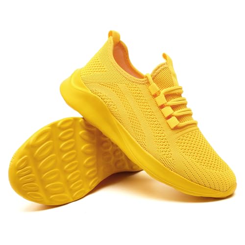 Image of Women's Tennis Running Walking Shoes Slip on Casual Non Slip Athletic Workout Gym Sneakers Fashion Lightweight Breathable Mesh Jogging Work Sports Outdoor Shoe