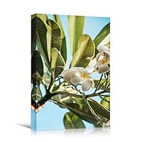 Canvas Wall Art White Fields Bohemian Colorful Floral Group Multicolor Photography - 12x18 inches