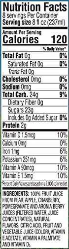 Langers 100% Juice, Cranberry Pomegranate Plus, 64 oz (Pack of 8)