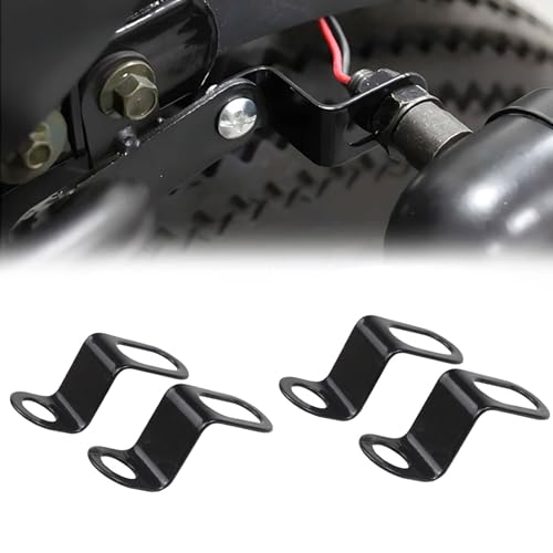 Image of 4 PCS Motorcycle Turn Signal Mounting Brackets, Motorcycle Turn Light Support Holder Stand,12mm Hole Indicator Relocation Bracket, L Shape Shock Brackets Metal Holder for Harley, Honda, Suzuki