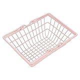 Abaodam Eisen Aufbewahrungs Korb Snack Behälter Schreibtisch Organisation Einkaufskorb Lagerung Container Möbelaccessoires Haushaltswaren