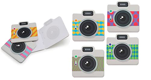 Lote de 24 Libretas Cámara Fotos Retro Vintage - Libretas originales, divertidas. Regalos, Detalles y recuerdos bodas baratos unisex, hombres, mujeres, niños, cumpleaños, comuniones