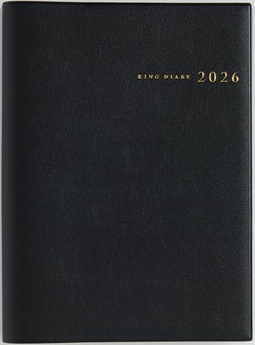 高橋 手帳 2026年 4月始まり A5 ウィークリー リングダイアリー 黒 No.972の商品画像（Amazon）