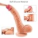 PALOQUETH Thrusting Dildo Vibrator Sex Toy for Women 5 Thrusting & Rotating Actions 7 Vibration Modes for Clitoral Anal Stimulation, Vibrating G Spot Vibrator Thruster Realistic Throat Trainer 9.7in