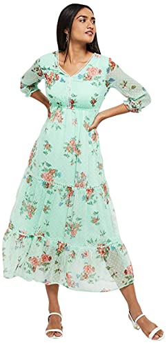 Image of Max Women Floral Printed Midi Dress