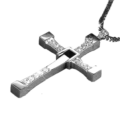 Sterling Silver Toretto Cross Necklace Sterling Silver 925 FF9